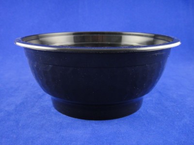 D-36 PP Round Black Container